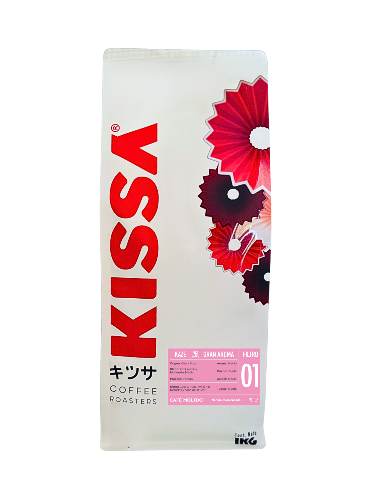 Café Molido Kissa Kaze 100% Arábica Costa Rica 1Kg