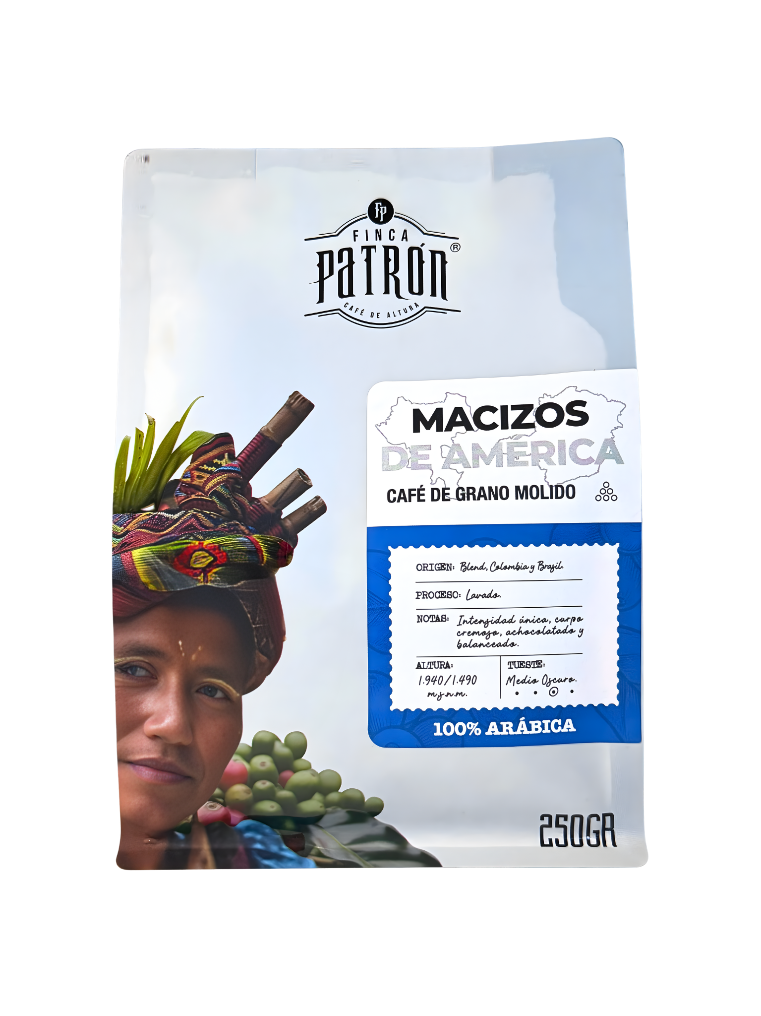 Café Molido Finca Patrón Macizos de América 500g