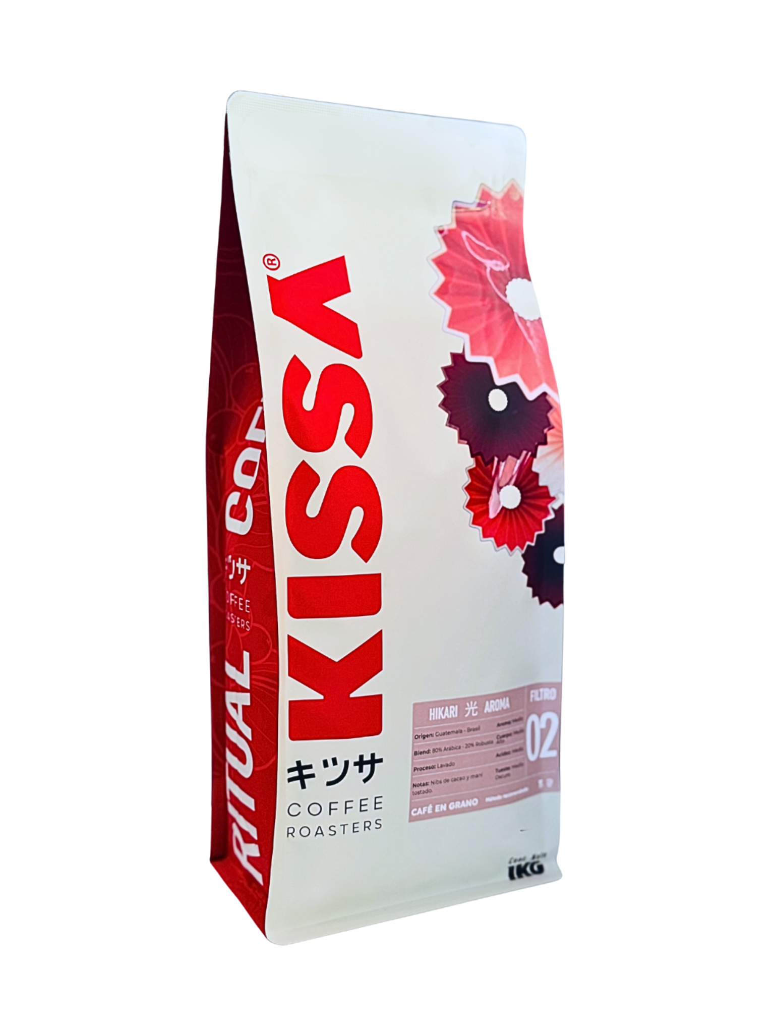 Café en Grano Kissa Hikari Blend Guatemala Brasil 1Kg