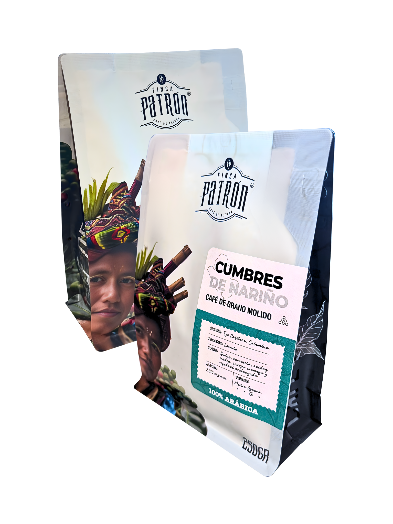 Café Molido Finca Patrón Cumbres de Nariño 500g