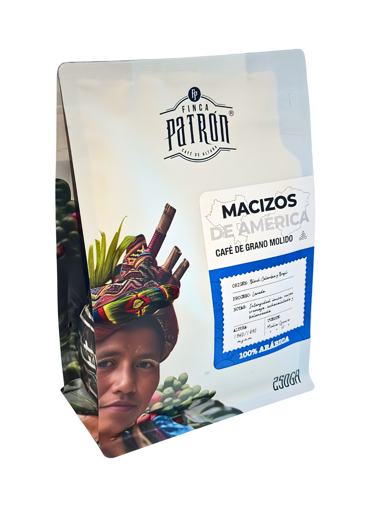 Café Molido Finca Patrón Macizos de América 250g