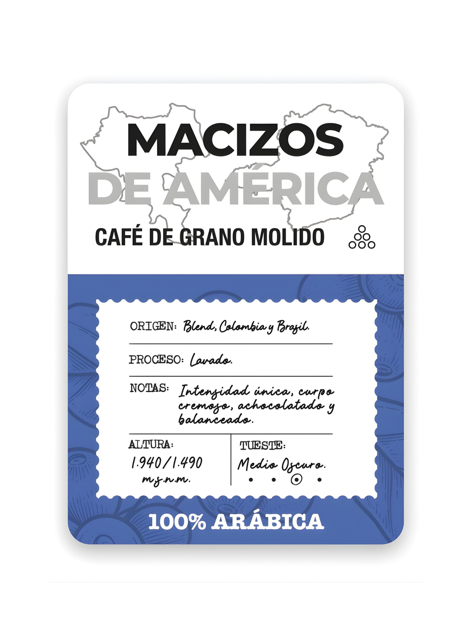 Café Molido Finca Patrón Macizos de América 500g