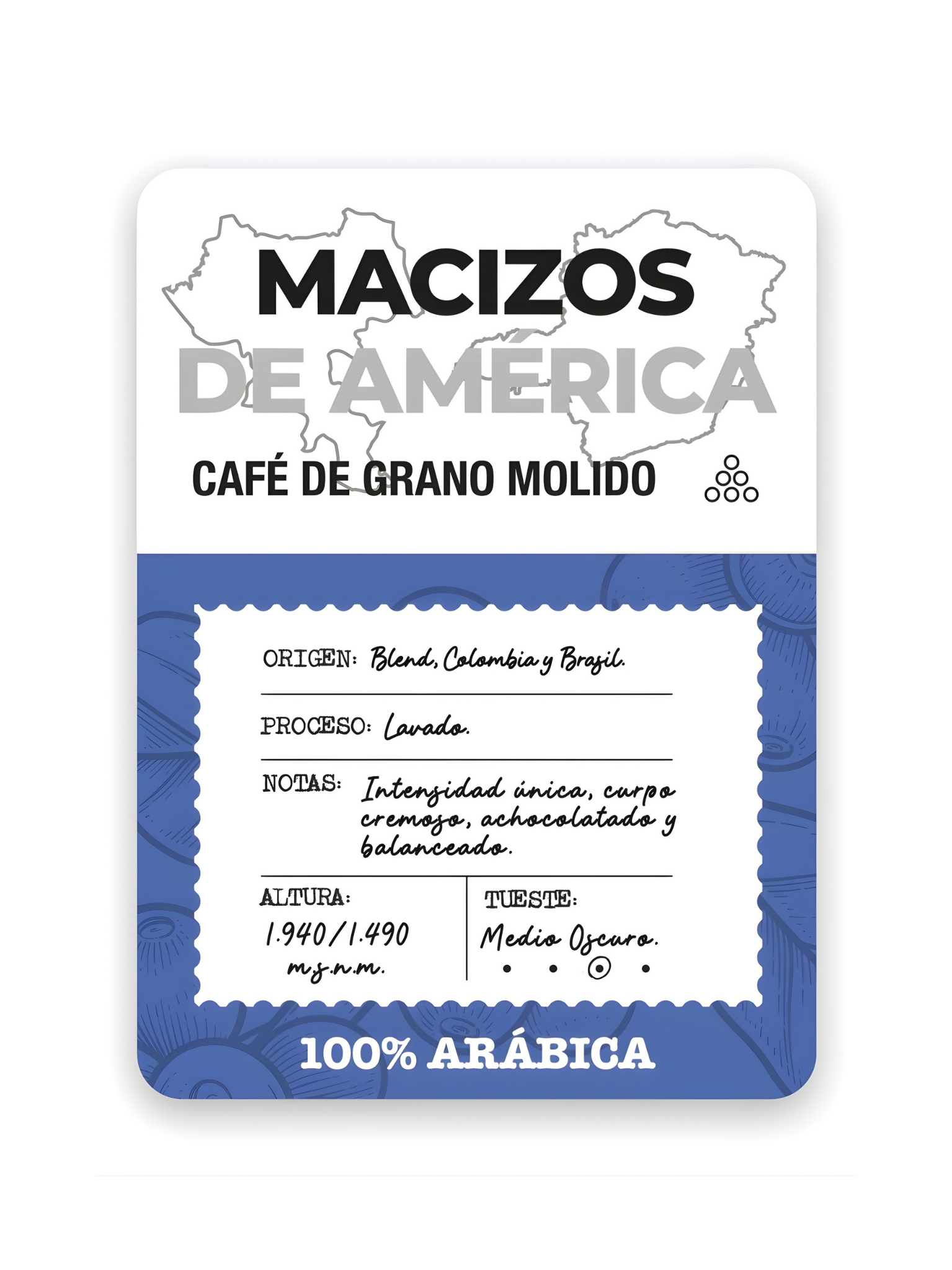 Café Molido Finca Patrón Macizos de América 500g
