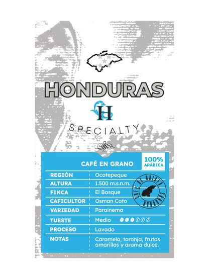 Café en Grano Finca Patrón Honduras - De Especialidad 84 ptos. S.C.A.