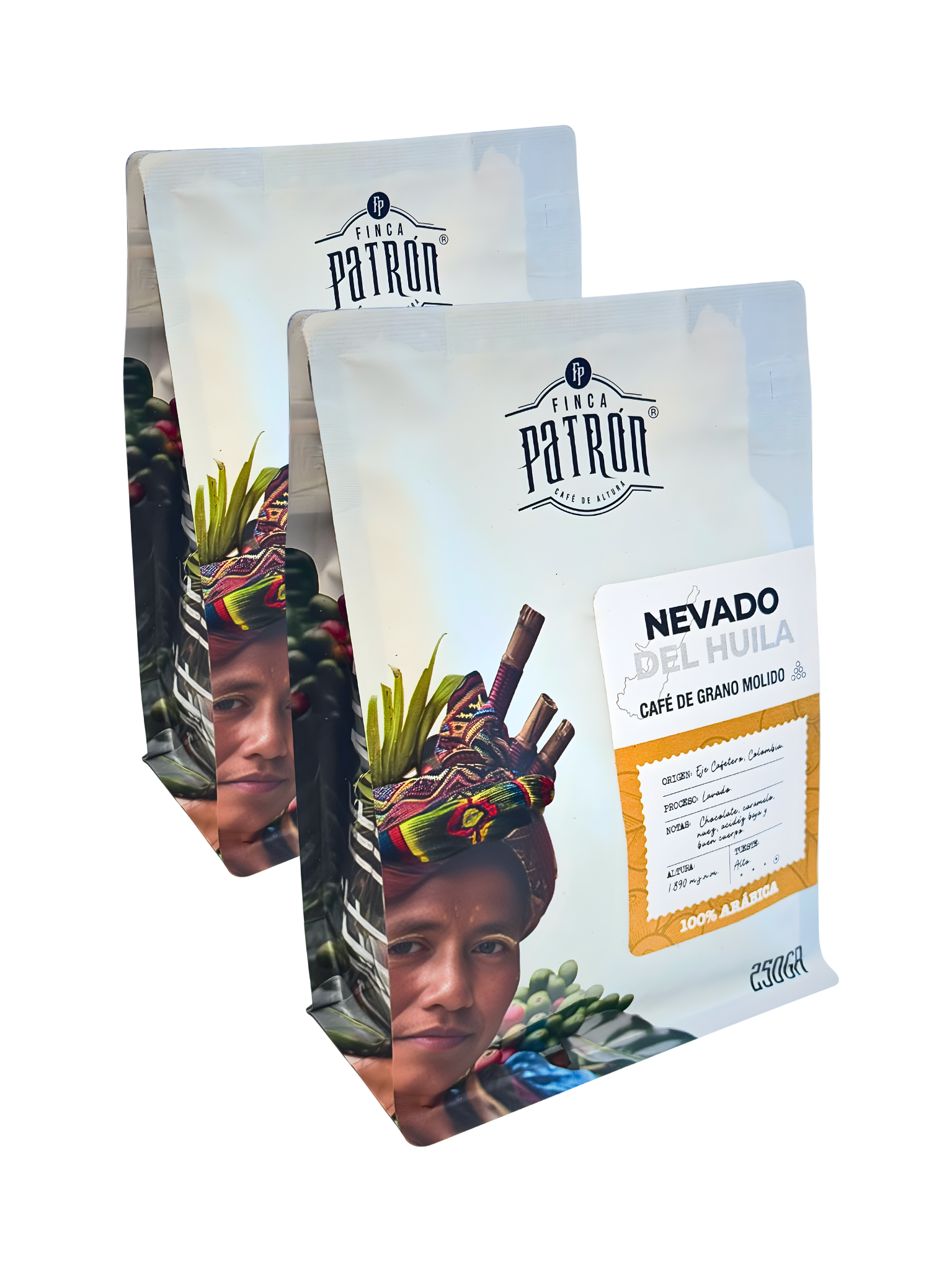 Café Molido Finca Patrón Nevado del Huila 500g