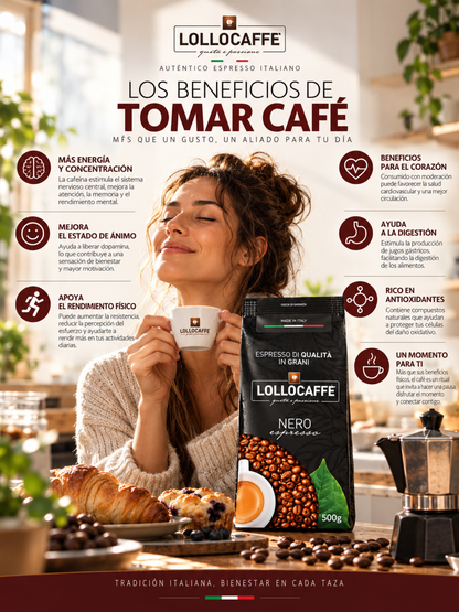 Café en Grano Lollo Caffé Nero Espresso 500 Grs.