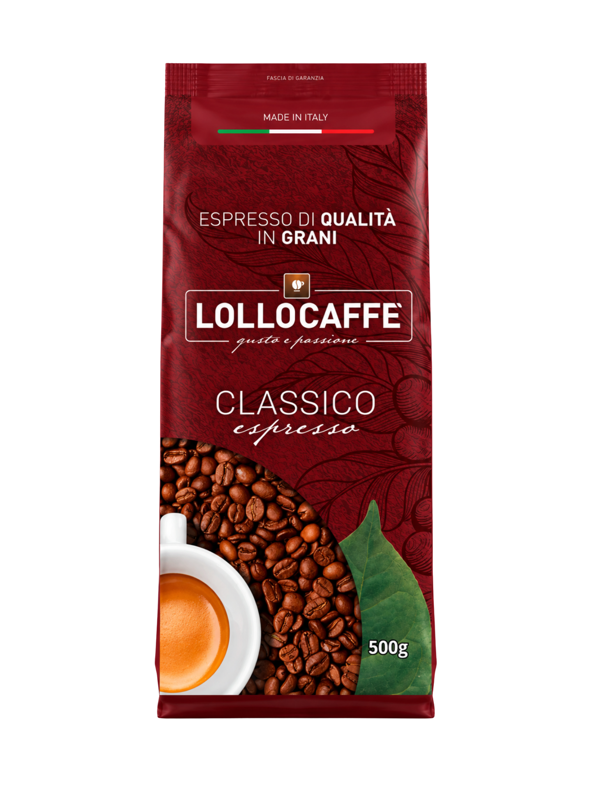 Café en Grano Lollo Caffé Classico Espresso 500 Grs.