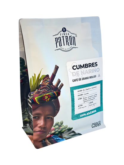 Café Molido Finca Patrón Cumbres de Nariño 250g
