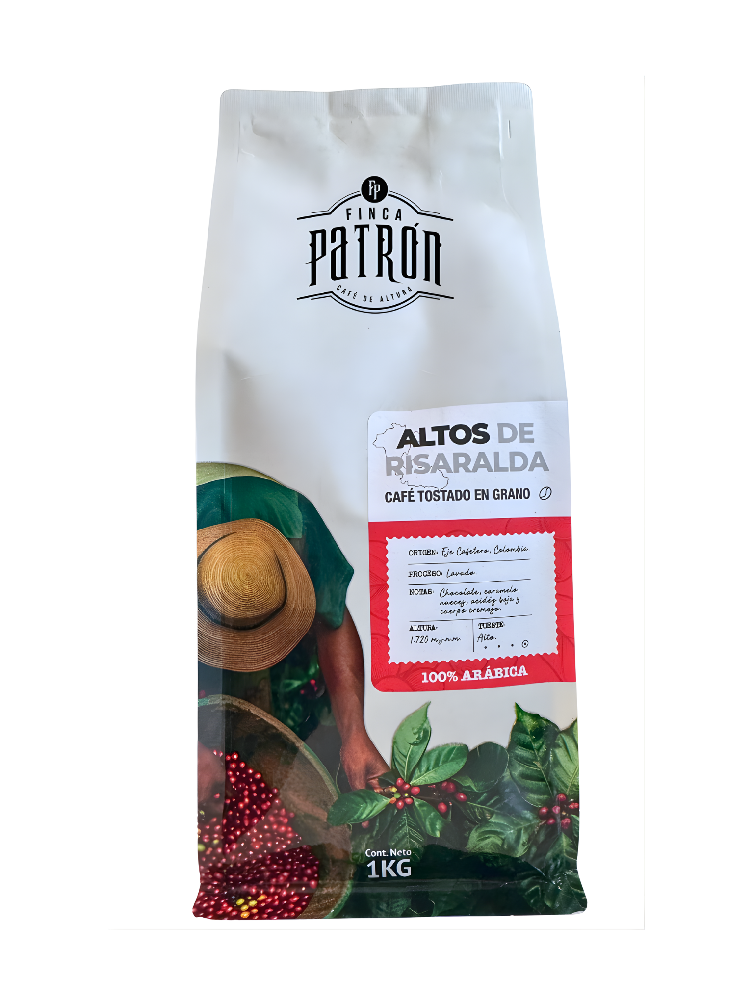 Café en Grano Finca Patrón Altos de Risaralda 1Kg