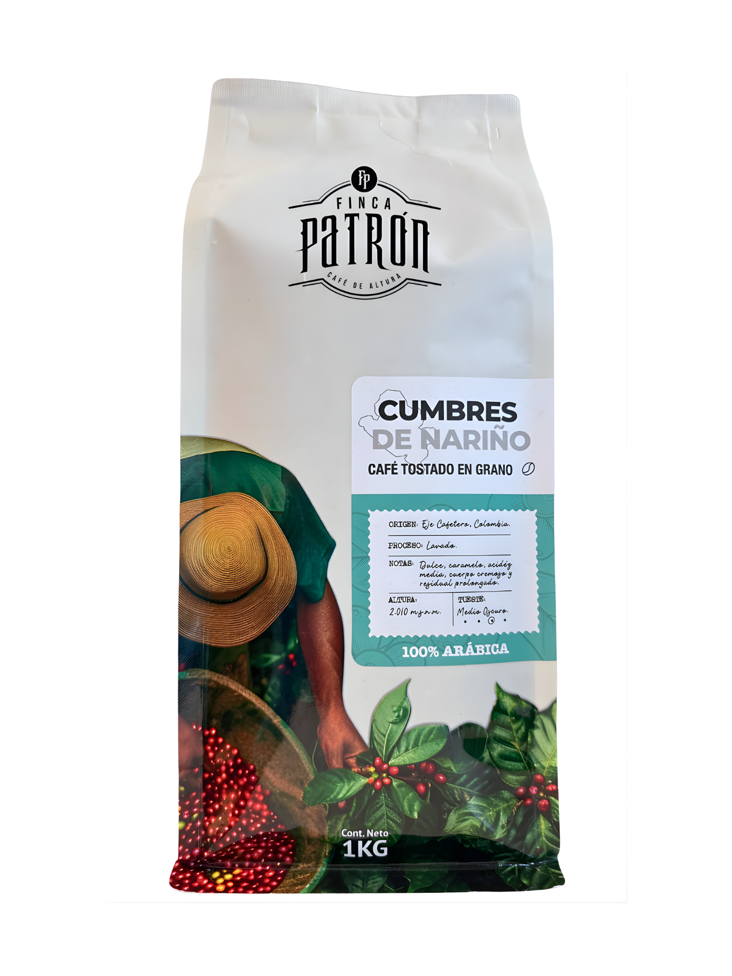 Café en Grano Finca Patrón Cumbres de Nariño 1kg