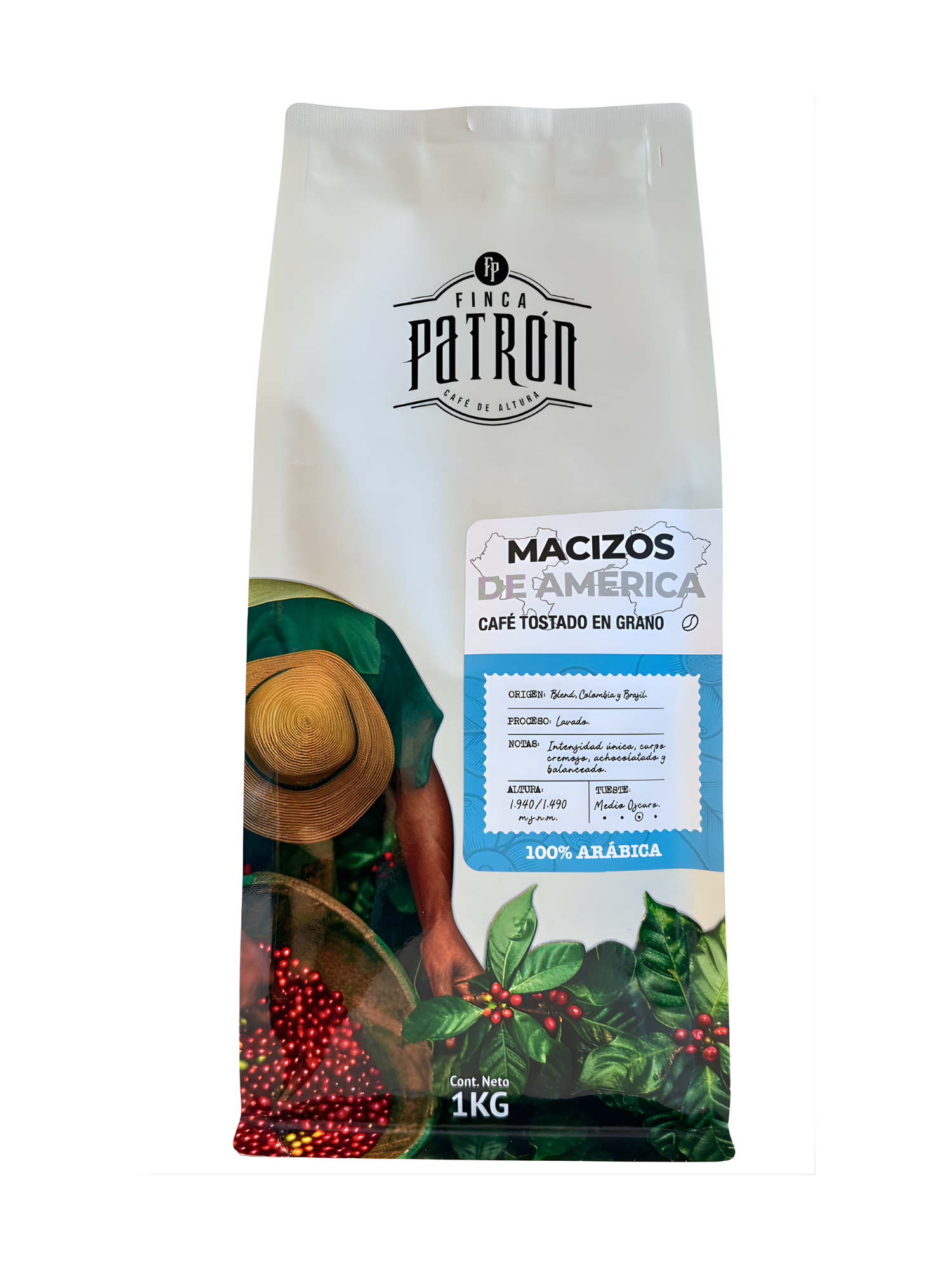 Café en Grano Finca Patrón Macizos de América 1kg