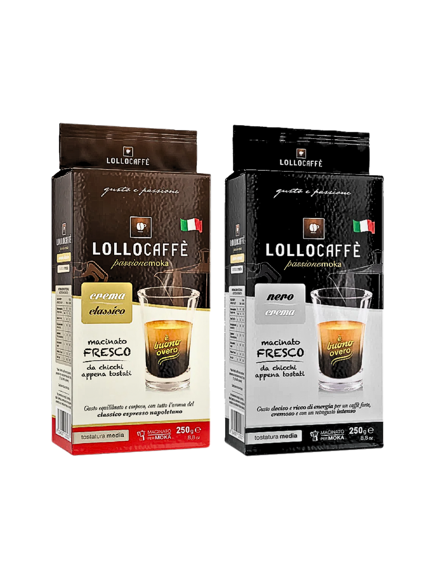 Café Molido Lollo Caffé Nero Crema/ Crema Classico 500g