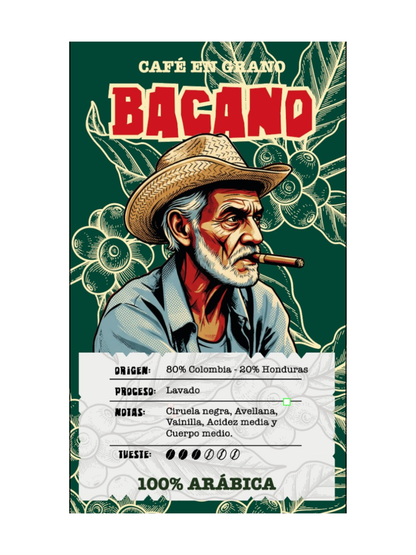 Café en Grano Finca Patrón Bacano 1Kg.