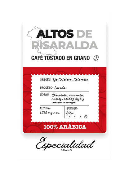 Café en Grano Finca Patrón Altos de Risaralda 1Kg