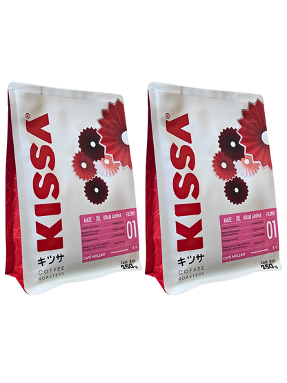Café Molido Kissa Kaze Costa Rica 100% Arábica 500g