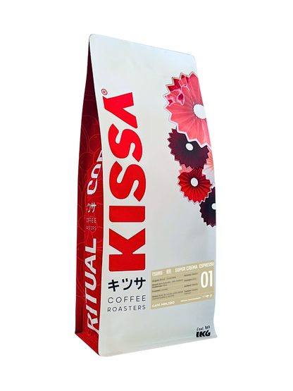 Café Molido Kissa Tsuru Espresso Brasil Colombia 1Kg