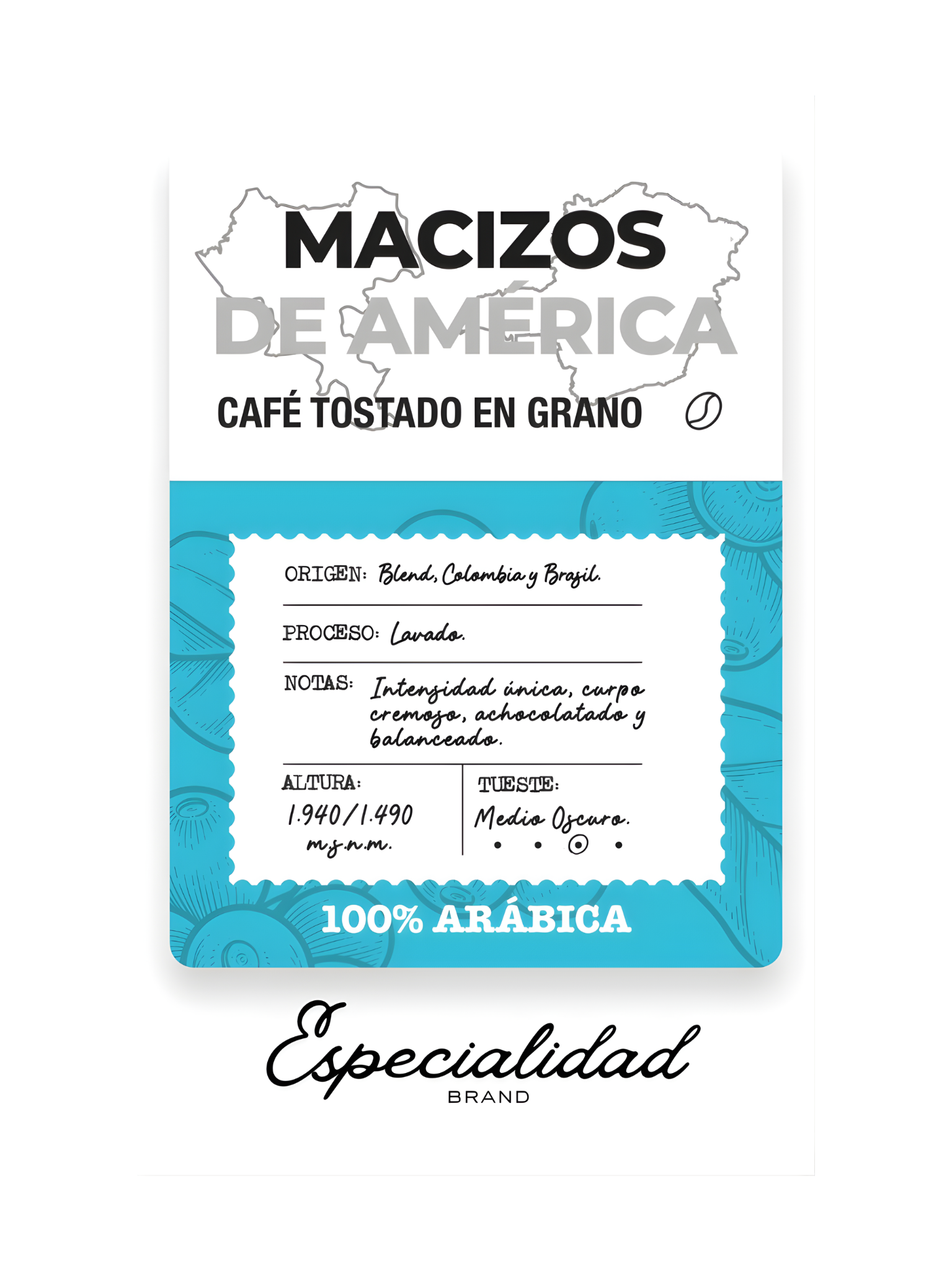 Café en Grano Finca Patrón Macizos de América 1kg
