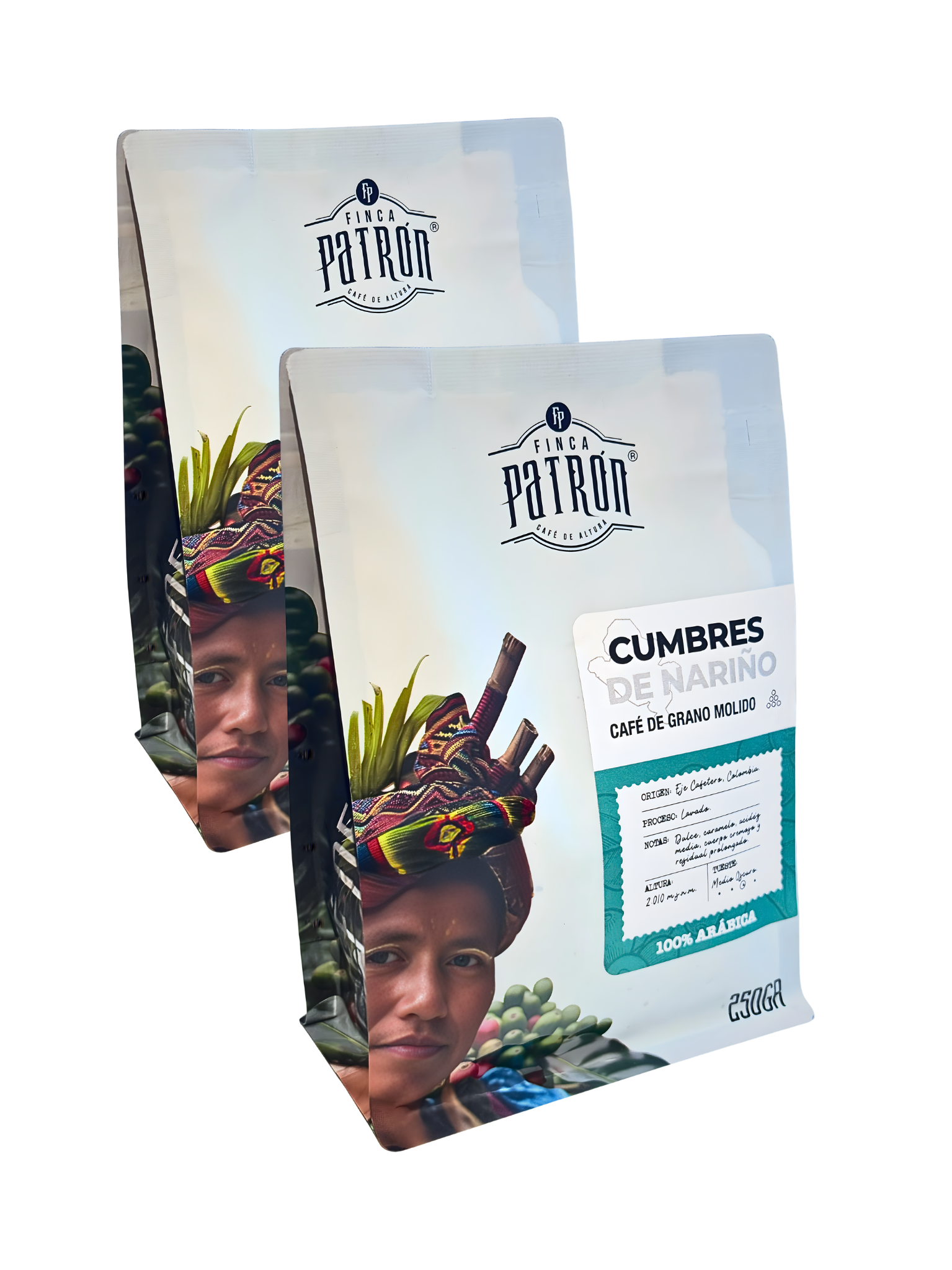 Café Molido Finca Patrón Cumbres de Nariño 500g
