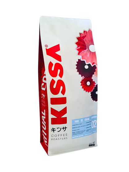 Café en Grano Kissa Yoru Espresso Bolivia Brasil 1Kg