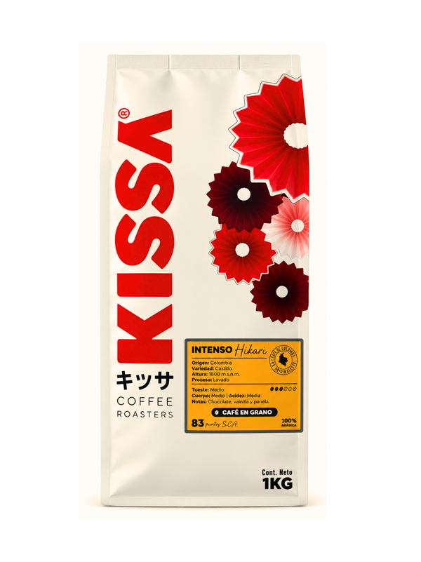 Imagen de Café En Grano Kissa Intenso Colombia, 100% Arábica. 1 Kg.