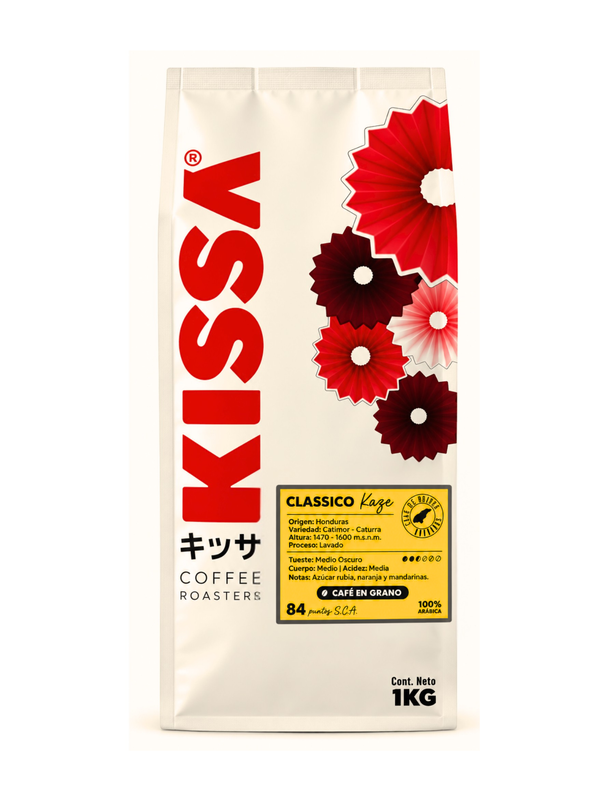 Imagen de Café En Grano Kissa Classico Honduras, 100% Arábica. 1 Kg.