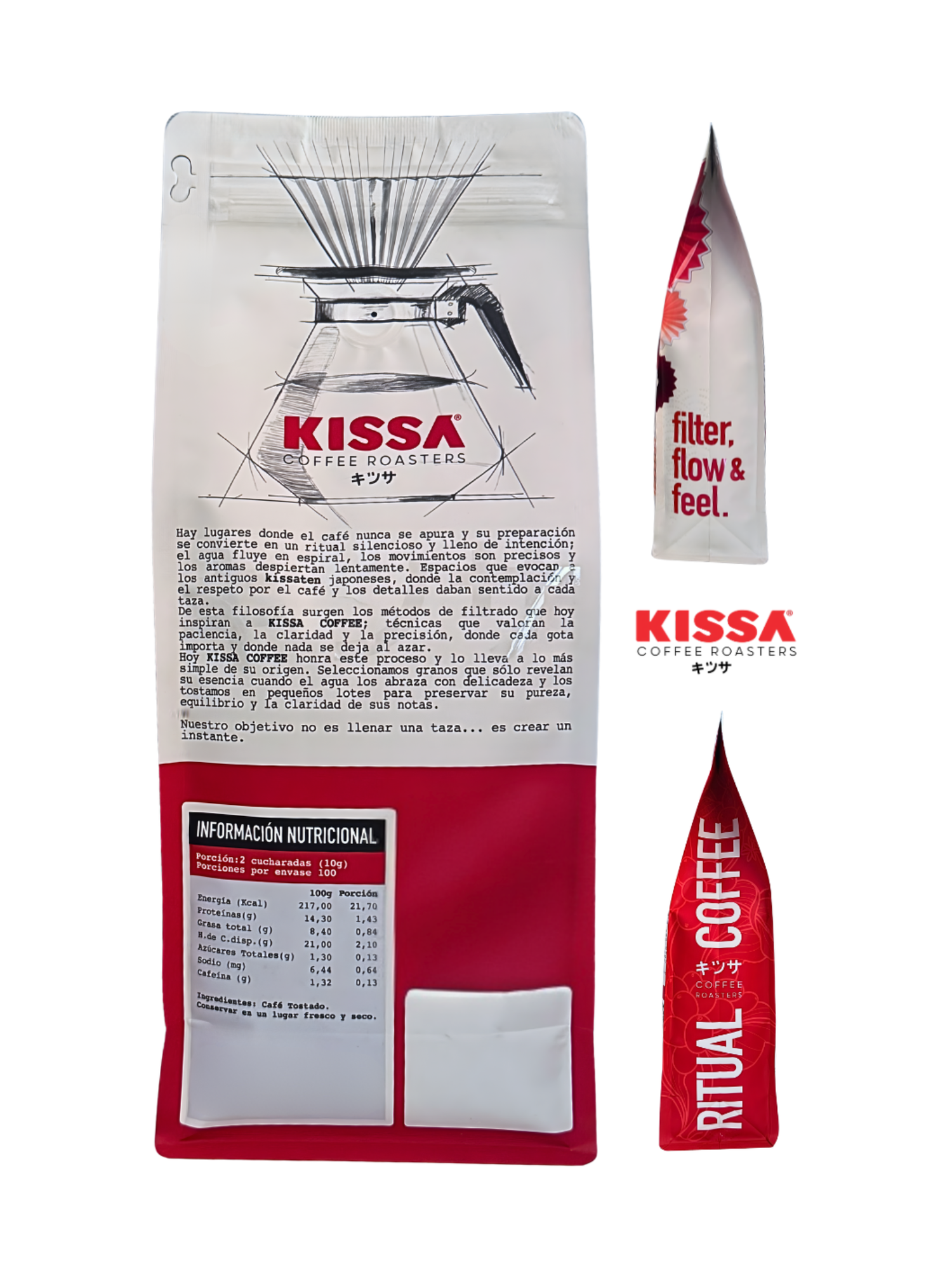 Café en Grano Kissa Kaze 100% Arábica Costa Rica 1Kg