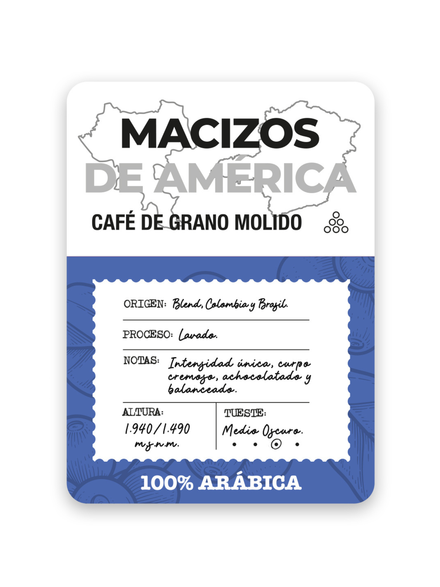 Café Molido Finca Patrón Macizos de América 1kg