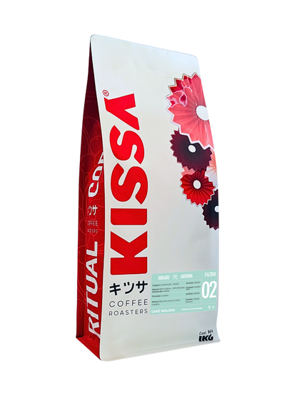 Café Molido Kissa Hikari Blend Guatemala Brasil 1Kg