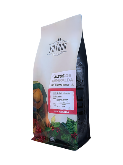 Café Molido Finca Patrón Altos de Risaralda 1kg