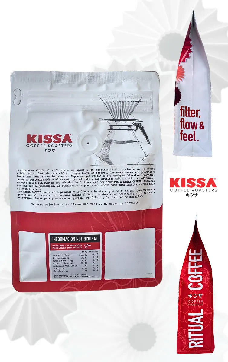 Café Molido Kissa Yoru Pack Espresso Bolivia Brasil 500g