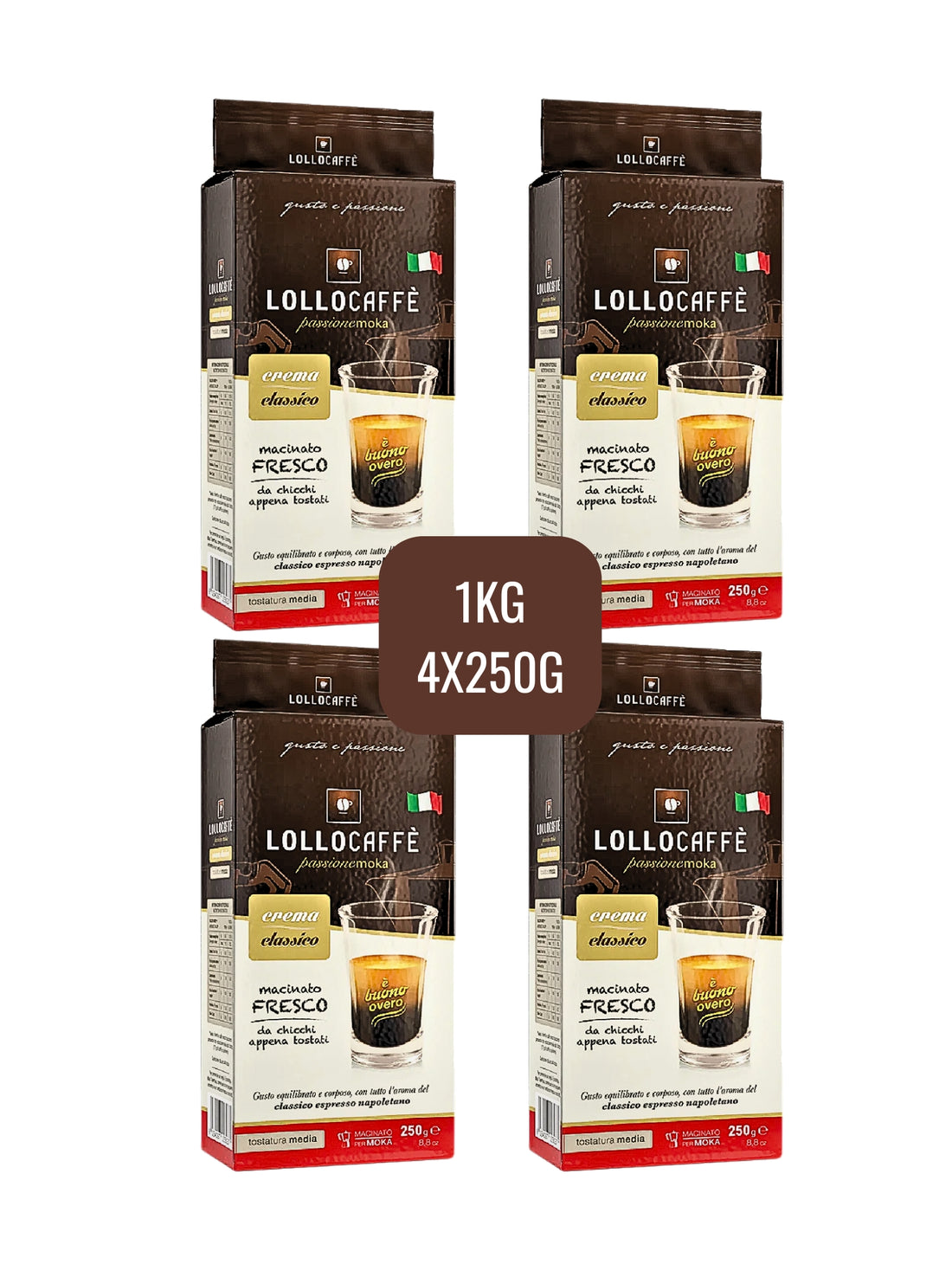 Café Molido Lollo Caffé Crema Classico 1Kg