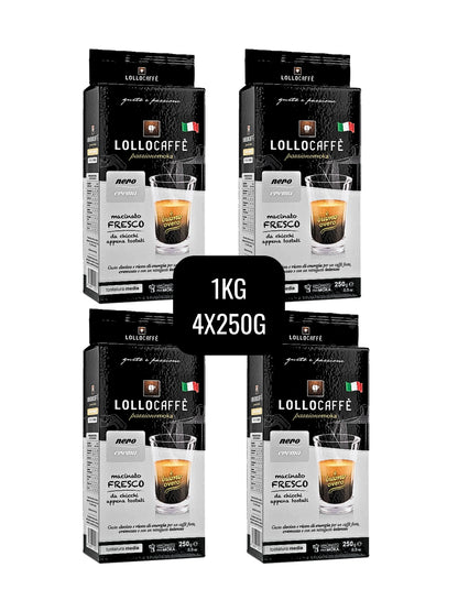 Café Molido Lollo Caffé Nero Crema 1Kg
