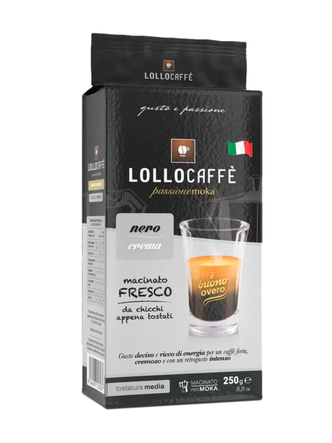 Café Molido Lollo Caffé Nero Crema 250g